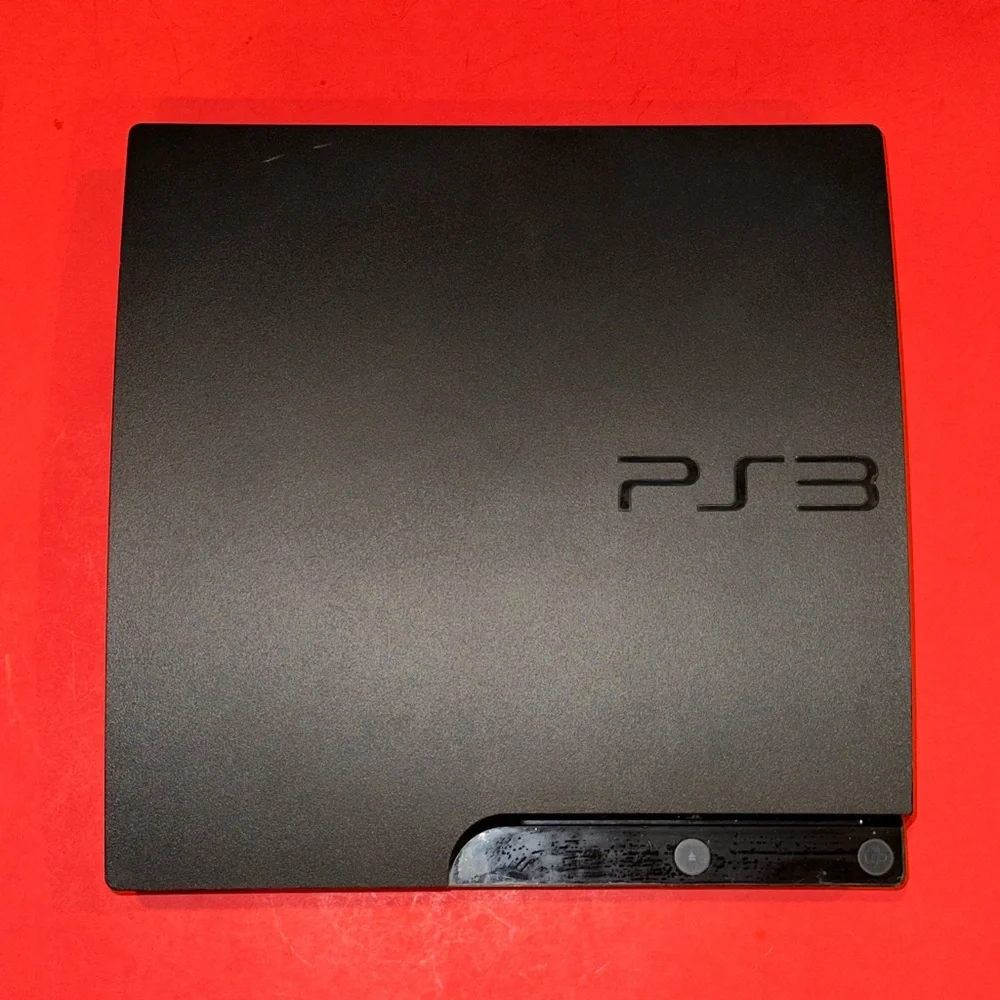 Sony PlayStation 3 160GB PS3 Slim CECH-2501A Black Console Only TESTED Functions